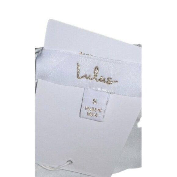 Lulus Glamourous Ever After White Sequin Beaded Backless Maxi Wedding Dress Sz S - Picture 14 of 16